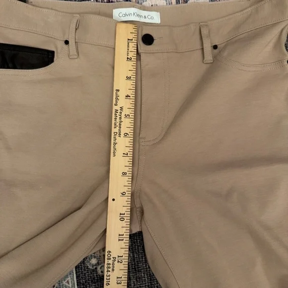 Calvin Klein Women’s Beige Pants Size 12 NWT - Picture 13 of 14